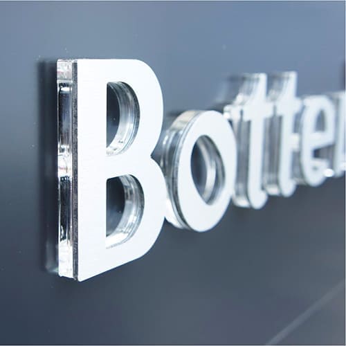 Объемные буквы из пластика