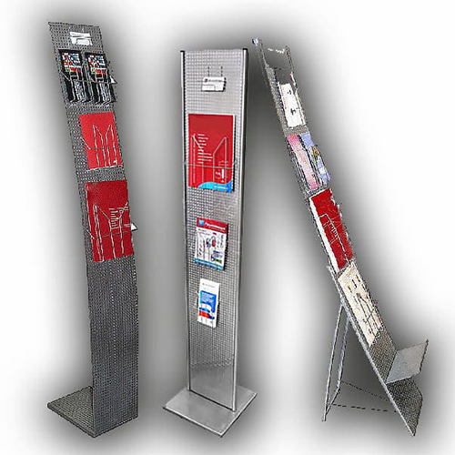 Металлические рекламные стойки