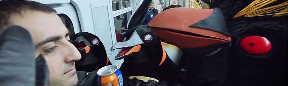 Вирусное видео про пингвинов