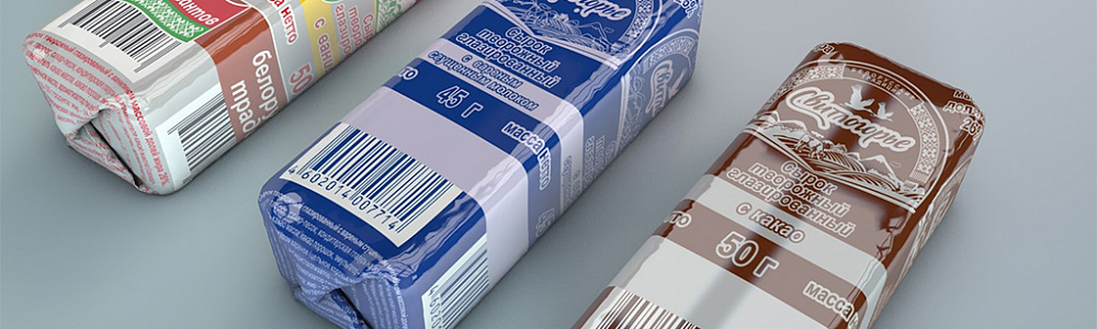 3D модель молочных сырков