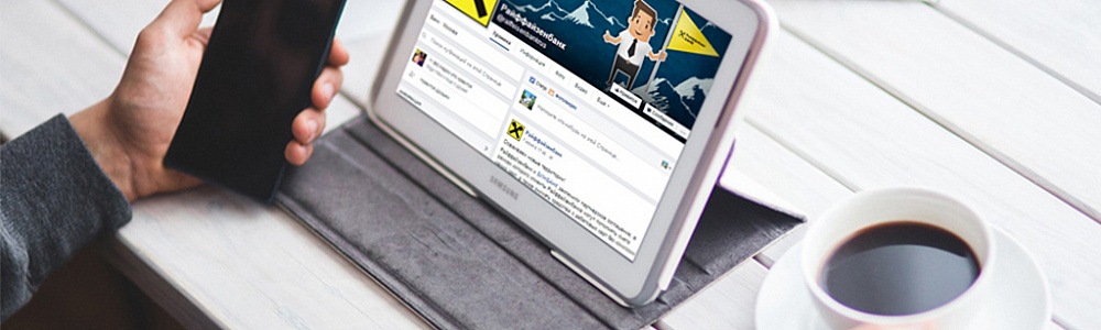 Оформление Facebook для банка