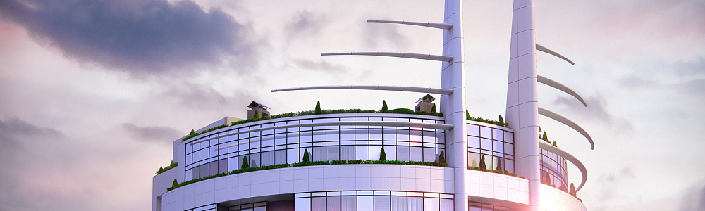 3D архитектурная визуализация здания