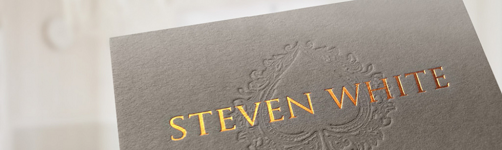 Визитки с тиснением