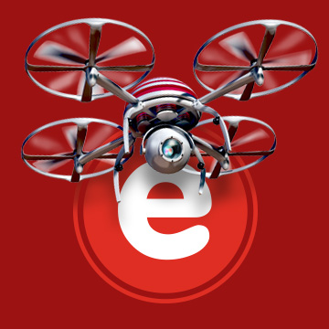 Отработка технологии дронвертайзинг