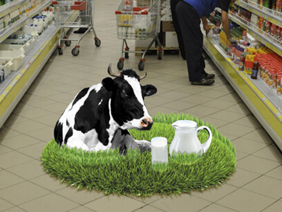 Напольные 3D стикеры