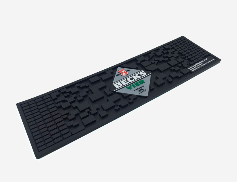 Бармат, бар-раннер, барный коврик Beck's