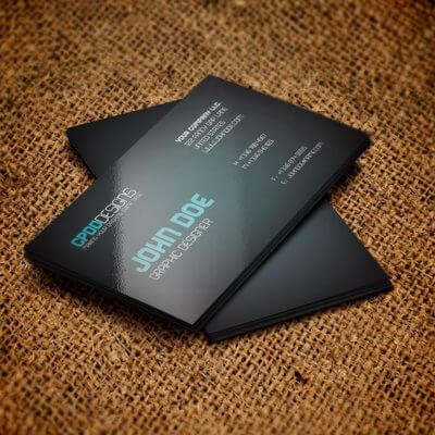 Визитки кашированные (двухслойные)