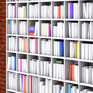 Стеллаж с книгами для Читай Город