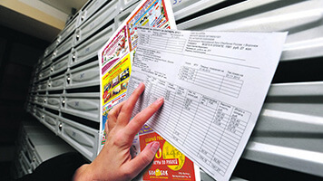 Реклама на квитанциях