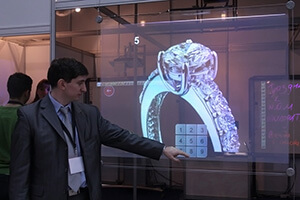 Прозрачный видеоэкран