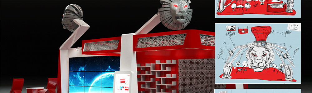 Выставочный стенд платежной системы