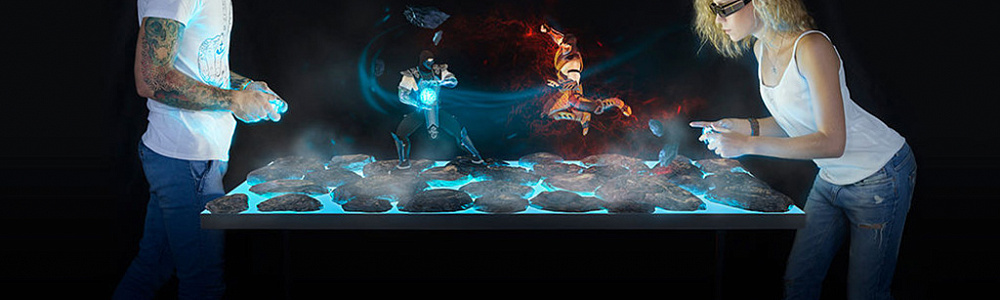 Голографический стол и компьютерная игра