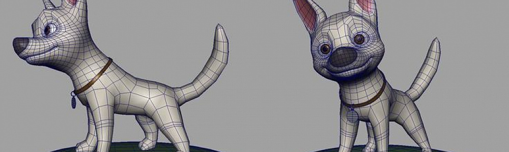 3D модель собаки