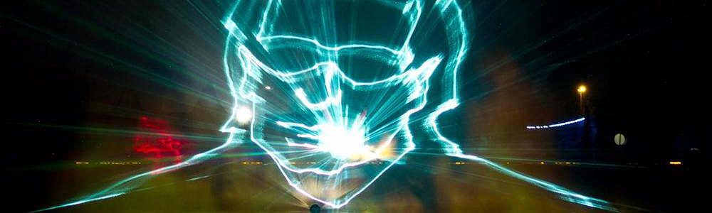 Лазерная проекция человека