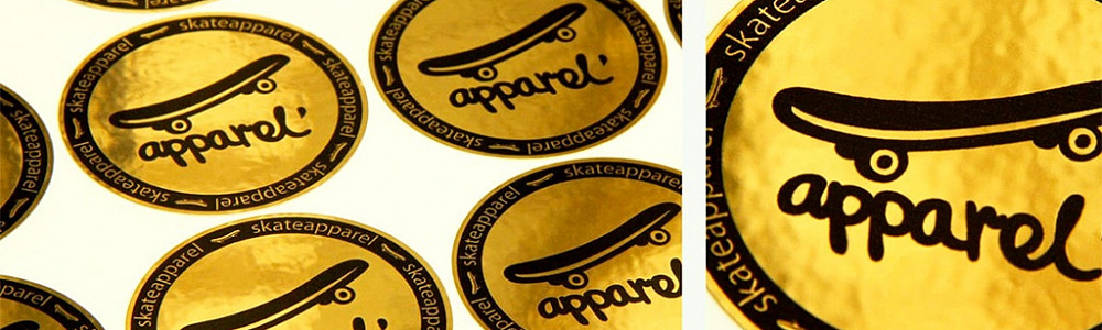 Металлизированные наклейки