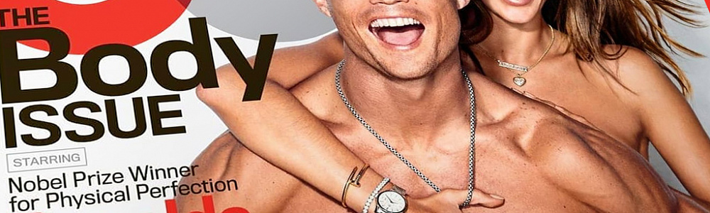 Обложка журнала GQ с Ronaldo