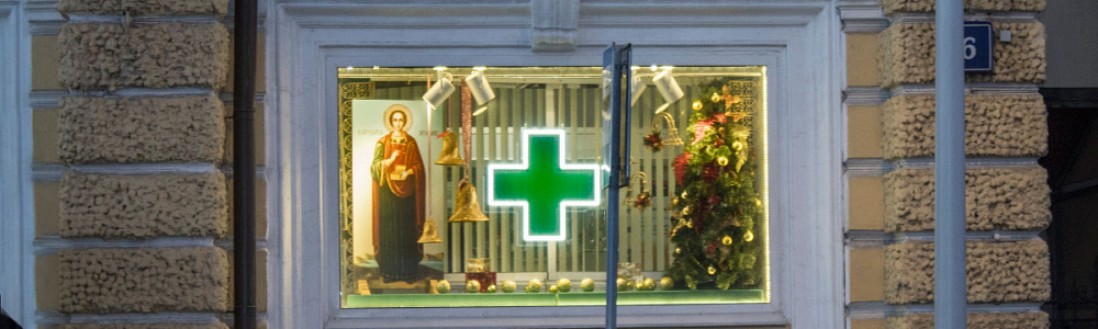 Витринный крест для компании «Софрино»