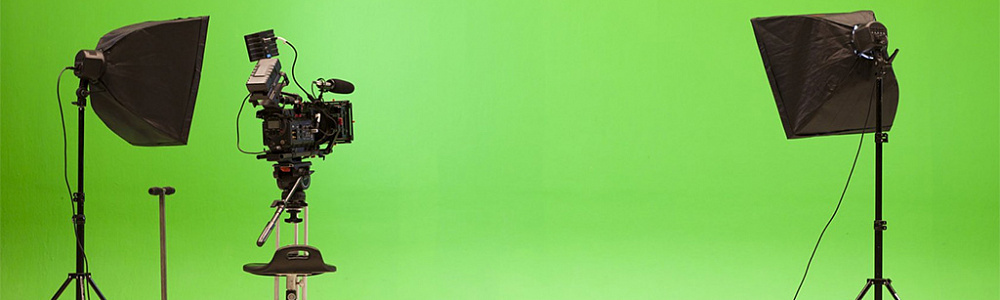 Съёмочная площадка с хромокеем