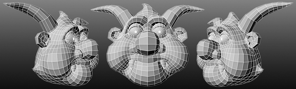 3D модель лица