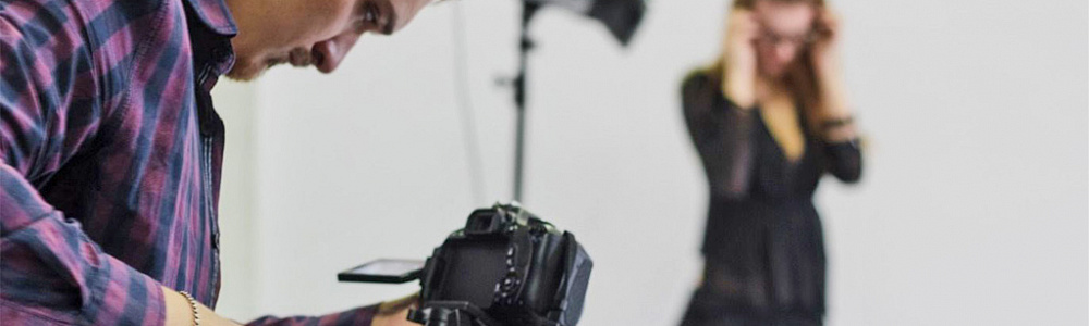 Съёмка видеоролика с девушкой