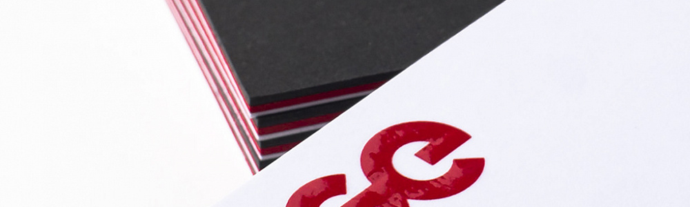 Визитки кашированные (двухслойные)