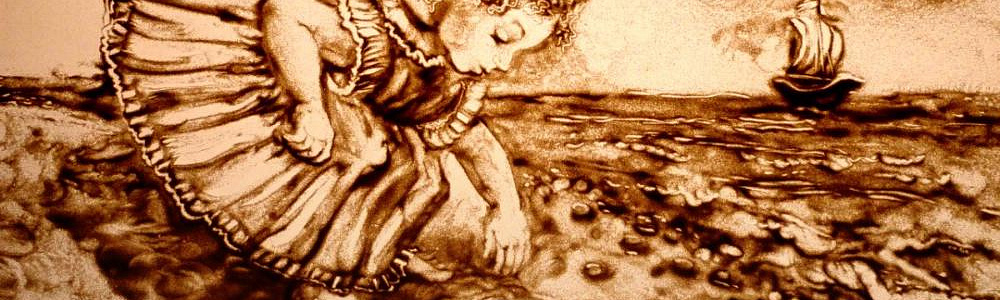 Изображение с помощью песка