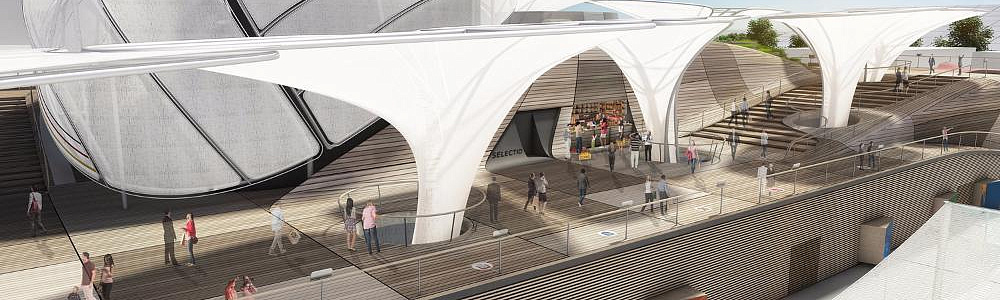 Конструкция выставочной площадки