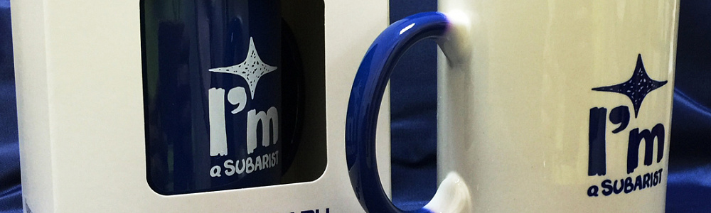 Подарочная кружка для Subaru